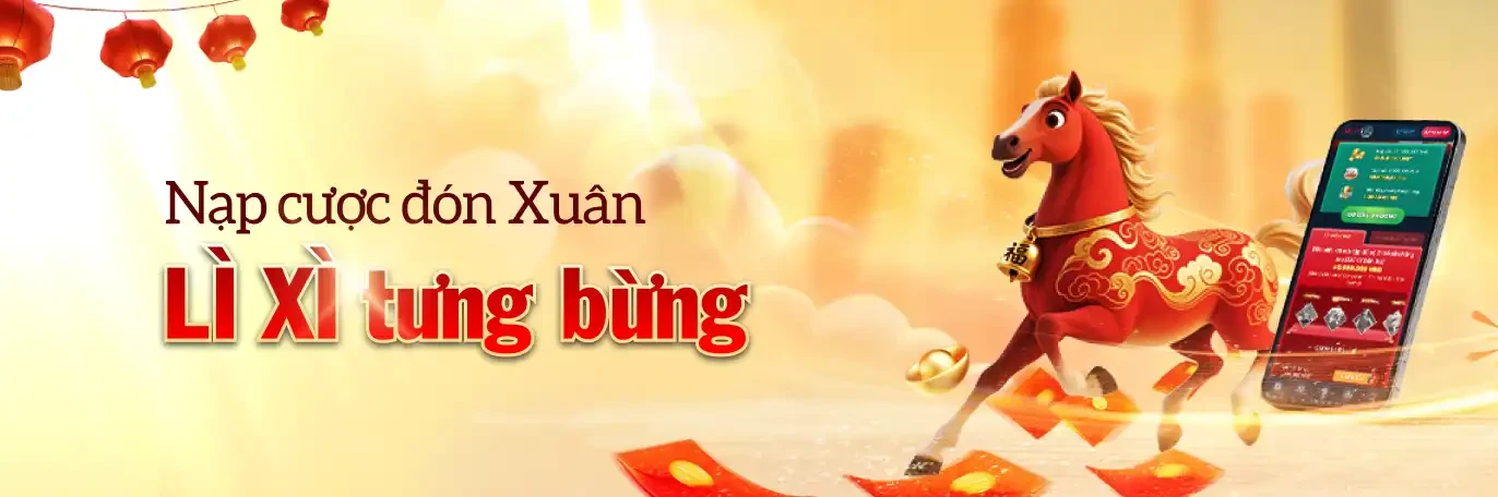 LUCKY88 Nạp Tiền Đầu Xuân - Nhận Lì Xì 2 Triệu May Mắn