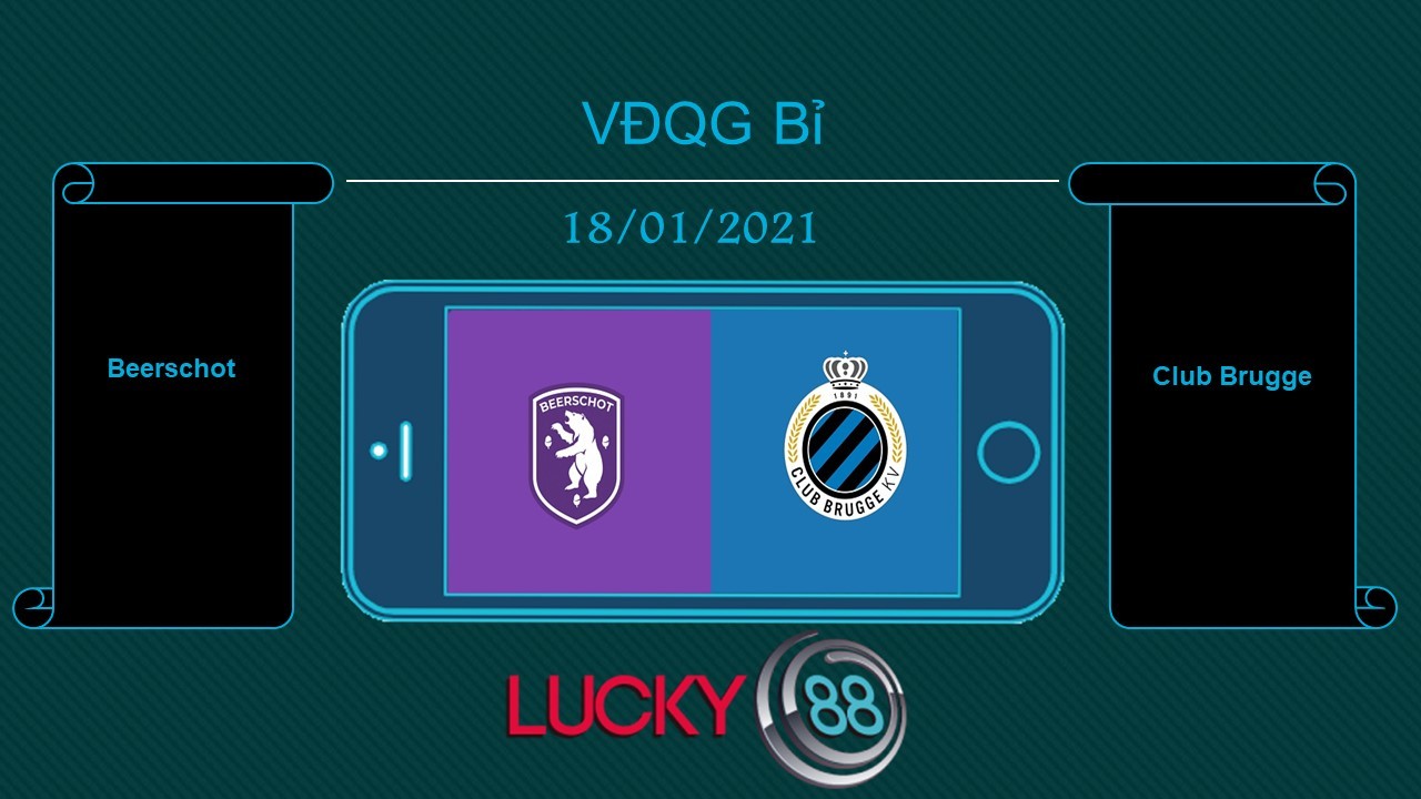 LUCKY88 Beerschot vs Club Brugge , Tip bóng đá miễn phí ngày 18/01/2021