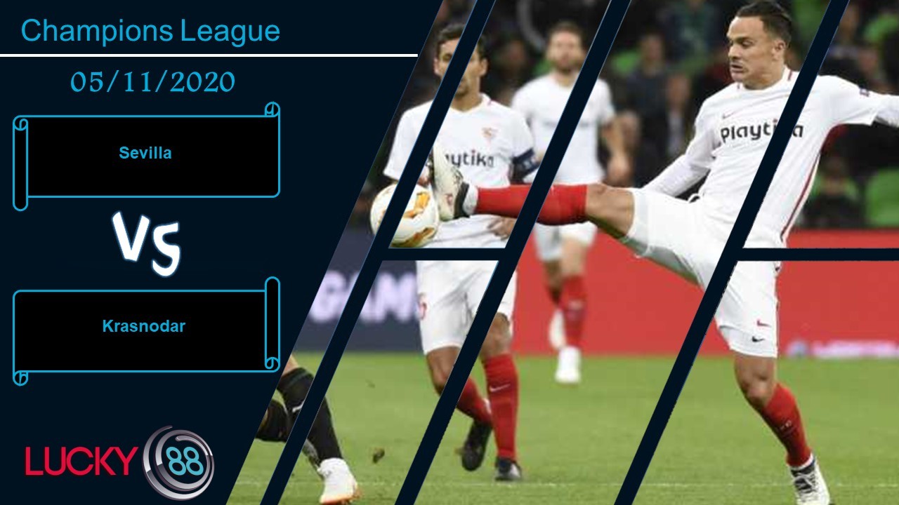 LUCKY88 Sevilla vs FC Krasnodar, Nhận định bóng đá 05/11/2020, Quyền chủ động