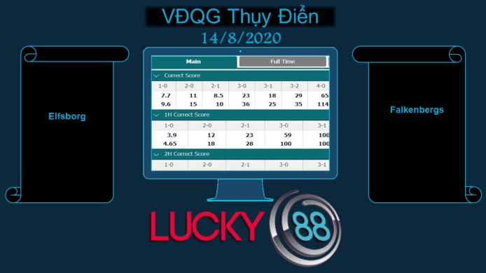 LUCKY88 IF Elfsborg vs Falkenbergs FF , Soi kèo bóng đá hôm nay 14/08/2020, VĐQG Thụy Điển