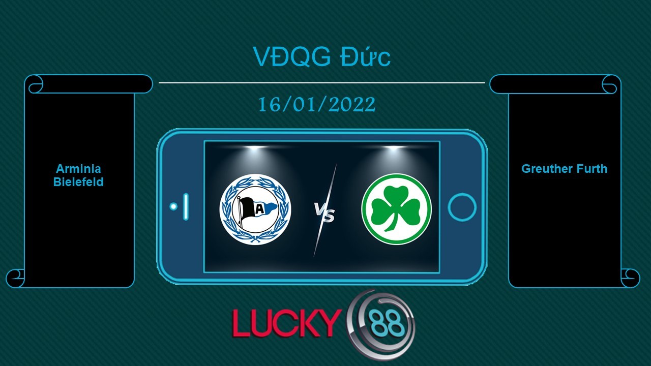 LUCKY88 Arminia Bielefeld vs Greuther Furth , Tip bóng đá miễn phí ngày 16/01/2022
