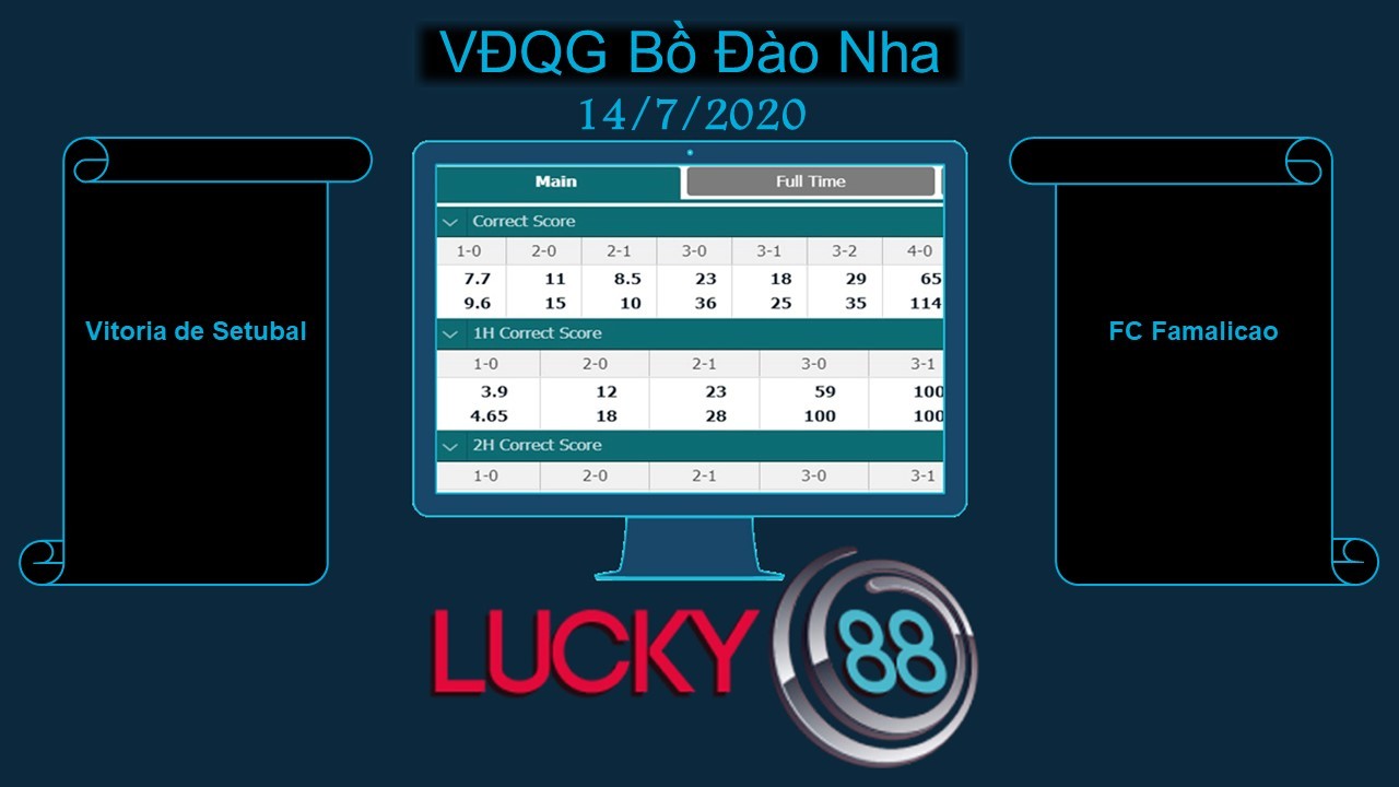 LUCKY88 Vitória de Setúbal vs FC Famalicão - Soi kèo bóng đá hôm nay 14/07/2020 -     VĐQG Bồ Đào Nha
