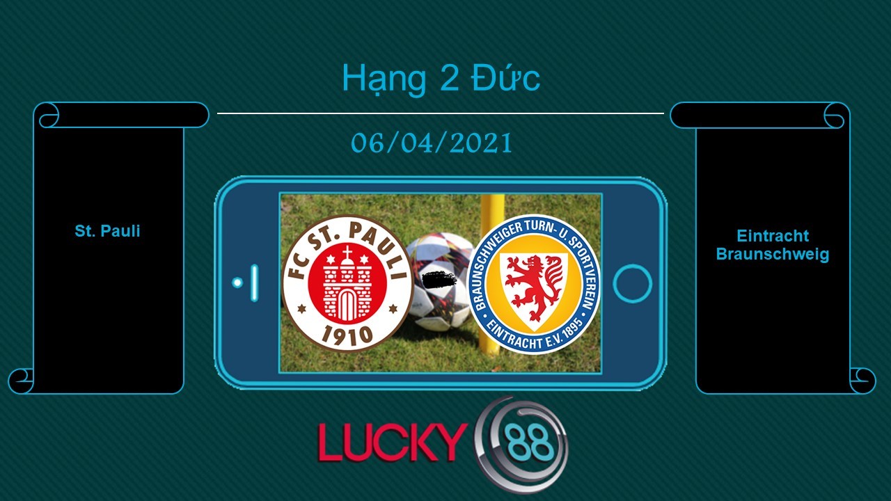 LUCKY88 St. Pauli vs Eintracht Braunschweig , Tip bóng đá miễn phí ngày 06/04/2021