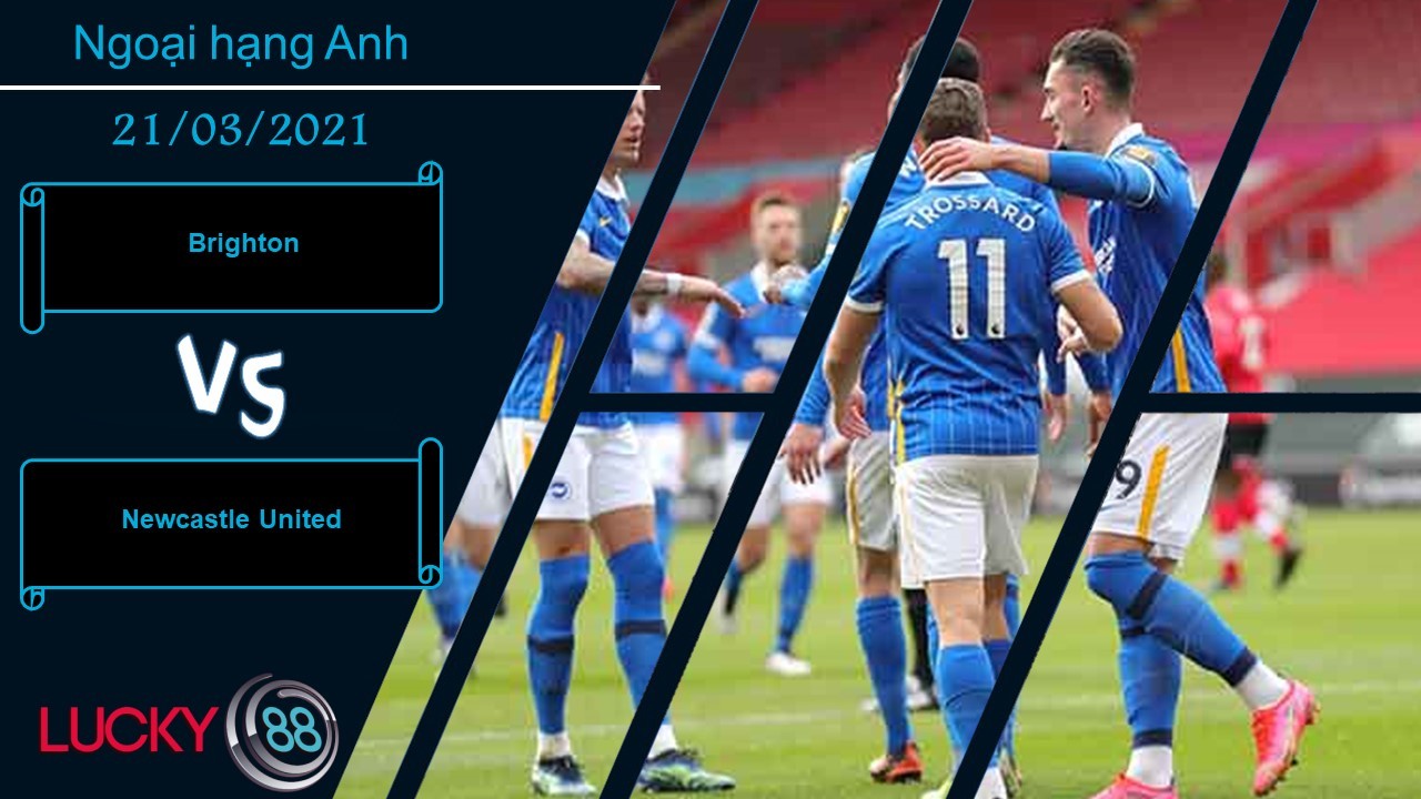 LUCKY88 Brighton vs Newcastle United ,  Nhận định bóng đá 21/03/2021, Thế trận giằng co