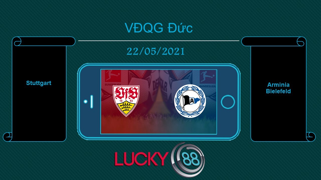 LUCKY88 Stuttgart vs Arminia Bielefeld  , Tip bóng đá miễn phí ngày 22/05/2021